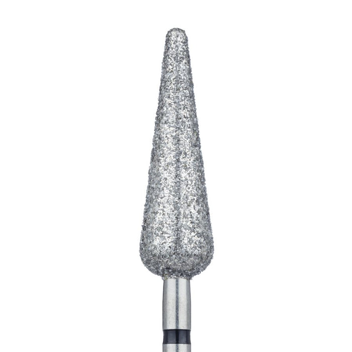 Long Tapered Torpedo Diamond Bur, Shoulder, 6mm Ø, Super Coarse, HP - 879H-060-HP - Avtec Dental