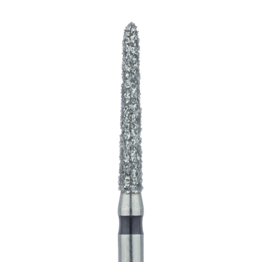 Long Tapered Torpedo Diamond Bur, Shoulder, 1.6mm Ø, Super Coarse, FG - 879H-016-FG - Avtec Dental