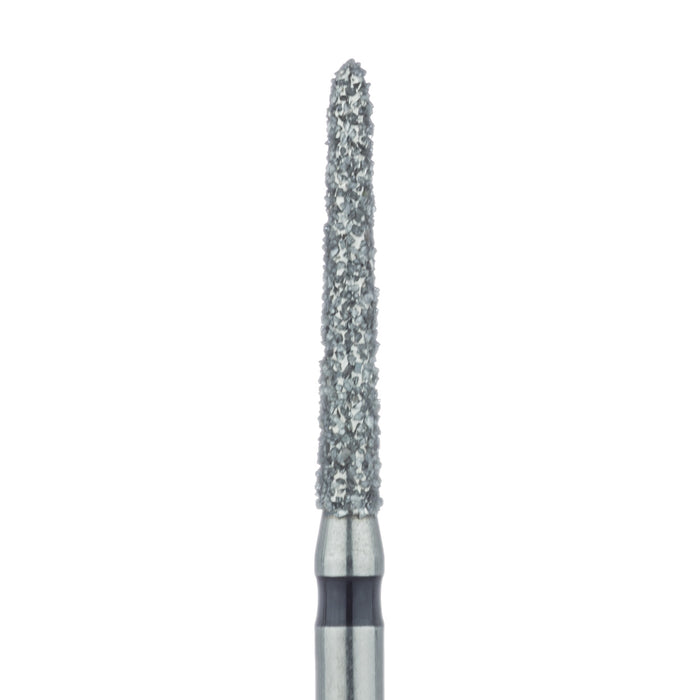 Long Tapered Torpedo Diamond Bur, Shoulder, 1.6mm Ø, Super Coarse, FG - 879H-016-FG - Avtec Dental