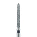 Long Tapered Torpedo Diamond Bur, Shoulder, 1.6mm Ø, Super Coarse, FG - 879H-016-FG - Avtec Dental