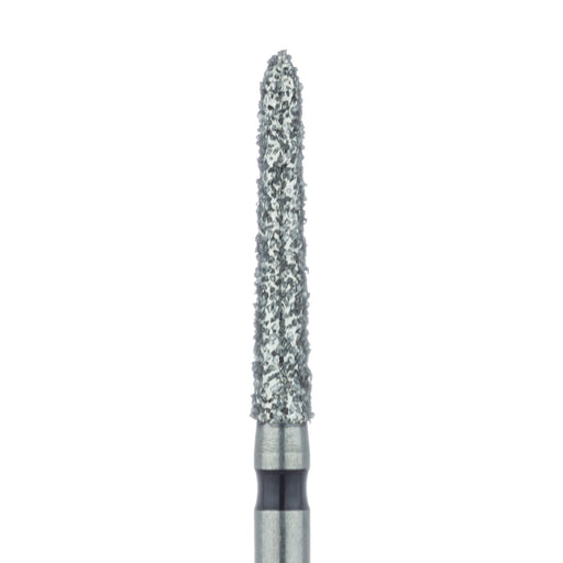 Long Tapered Torpedo Diamond Bur, Shoulder, 1.8mm Ø, Super Coarse, FG - 879H-018-FG - Avtec Dental