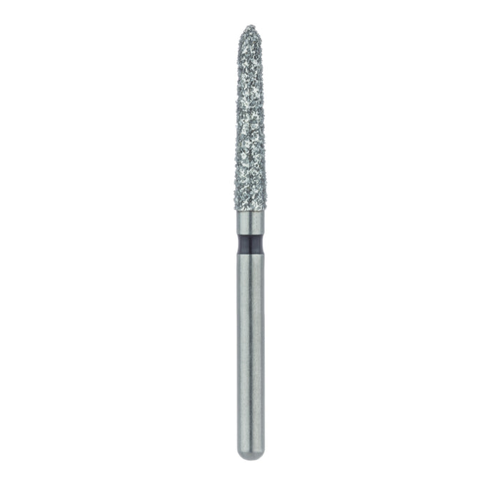 Long Tapered Torpedo Diamond Bur, Shoulder, 2.1mm Ø, Super Coarse, FG - 879H-021-FG - Avtec Dental