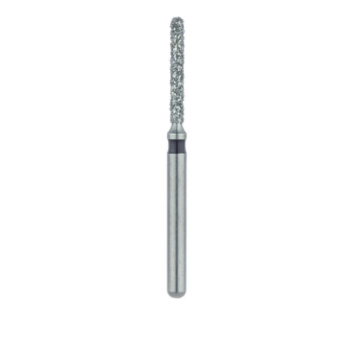 Single-Use Diamond Bur, Sterile, 25 Pack, 1.2mm Ø, Cylinder, Round End, 8mm Working Length, Super Coarse, FG - 1212.7C - Avtec Dental