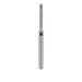 Single-Use Diamond Bur, Sterile, 25 Pack, 1.2mm Ø, Cylinder, Round End, 8mm Working Length, Super Coarse, FG - 1212.7C - Avtec Dental