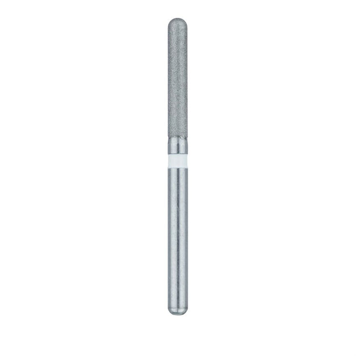 Zirconia Diamond Bur, 0 Degree Long Round End Cylinder, 1.7mm Ø, Ultra Fine, FG - 881Z1-017-FG - Avtec Dental