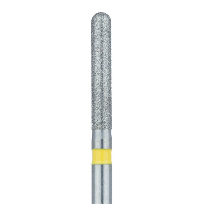 Zirconia Diamond Bur, 0 Degree Long Round End Cylinder, 1.7mm Ø, Extra Fine, FG - 881Z2-017-FG - Avtec Dental