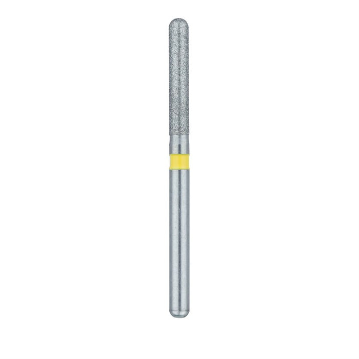 Zirconia Diamond Bur, 0 Degree Long Round End Cylinder, 1.7mm Ø, Extra Fine, FG - 881Z2-017-FG - Avtec Dental