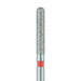 Zirconia Diamond Bur, 0 Degree Long Round End Cylinder, 1.7mm Ø, Fine, FG - 881Z3-017-FG - Avtec Dental