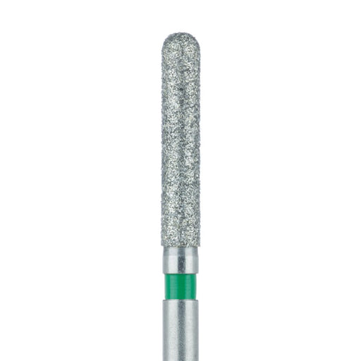 Zirconia Diamond Bur, 0 Degree Long Round End Cylinder, 1.7mm Ø, Coarse, FG - 881Z5-017-FG - Avtec Dental