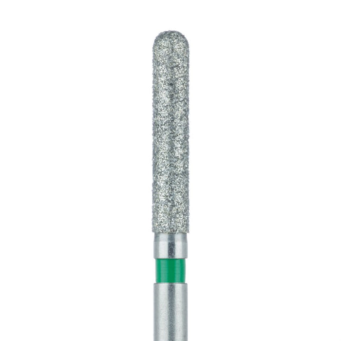 Zirconia Diamond Bur, 0 Degree Long Round End Cylinder, 1.7mm Ø, Coarse, FG - 881Z5-017-FG - Avtec Dental