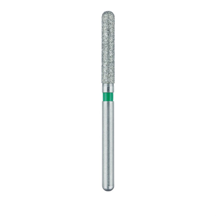 Zirconia Diamond Bur, 0 Degree Long Round End Cylinder, 1.7mm Ø, Coarse, FG - 881Z5-017-FG - Avtec Dental