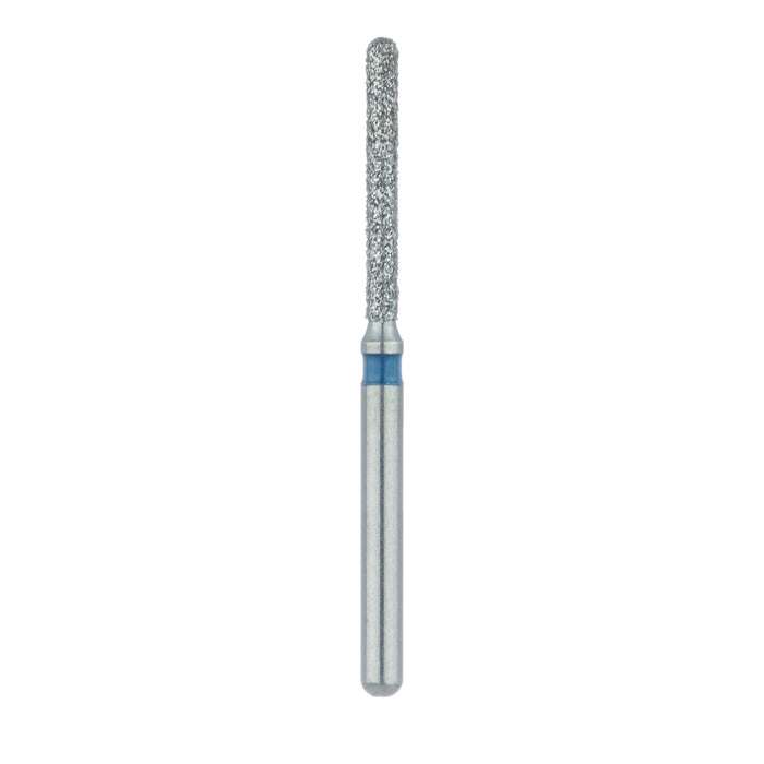 Long Round End Cylinder Diamond Bur, 1.4mm Ø, Medium, FG - 882-014-FG - Avtec Dental