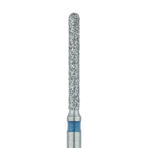 Long Round End Cylinder Diamond Bur, 1.4mm Ø, Medium, FG - 882-014-FG - Avtec Dental