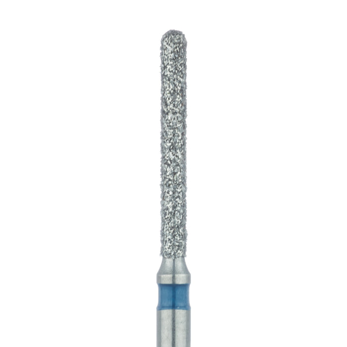 Long Round End Cylinder Diamond Bur, 1.4mm Ø, Medium, FG - 882-014-FG - Avtec Dental