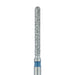 Long Round End Cylinder Diamond Bur, 1.4mm Ø, Medium, FG - 882-014-FG - Avtec Dental
