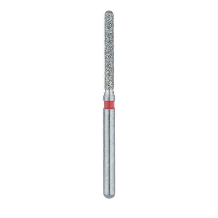 Long Round End Cylinder Diamond Bur, 1.2mm Ø, Fine, FG - 882F-012-FG - Avtec Dental