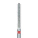 Long Round End Cylinder Diamond Bur, 1.2mm Ø, Fine, FG - 882F-012-FG - Avtec Dental