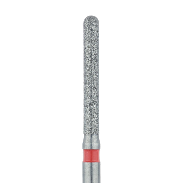 Long Round End Cylinder Diamond Bur, 1.4mm Ø, Fine, FG - 882F-014-FG - Avtec Dental