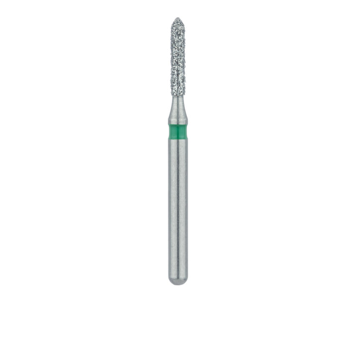 Pointed Tip Cylinder Diamond Bur, 1.2mm Ø, Coarse, FG - 884G-012-FG - Avtec Dental