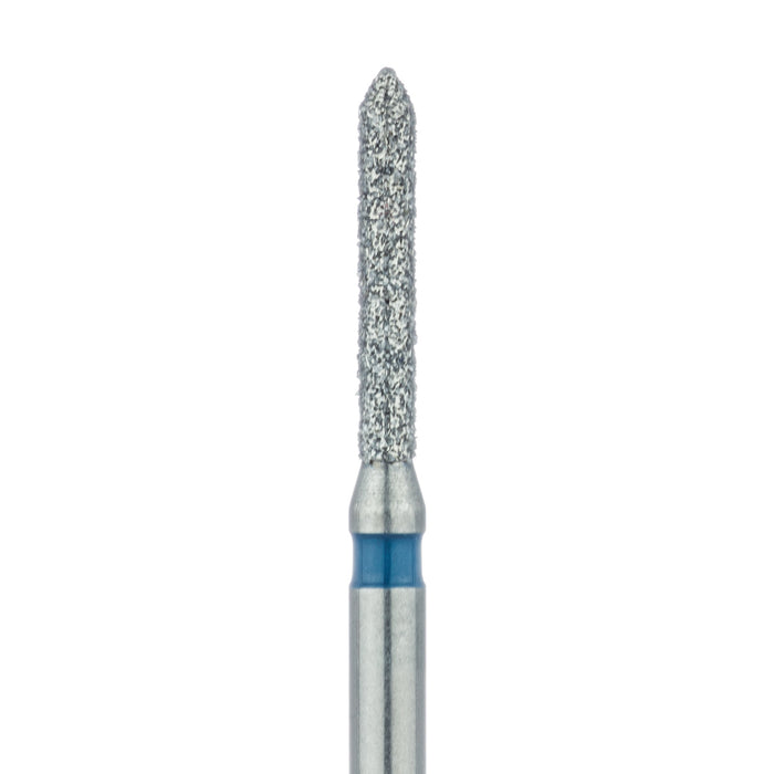 Pointed Tip Cylinder Diamond Bur, 1.2mm Ø, Medium, FG - 885-012-FG - Avtec Dental