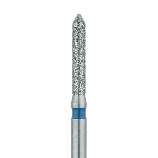 Pointed Tip Cylinder Diamond Bur, 1.4mm Ø, Medium, FG - 885-014-FG - Avtec Dental