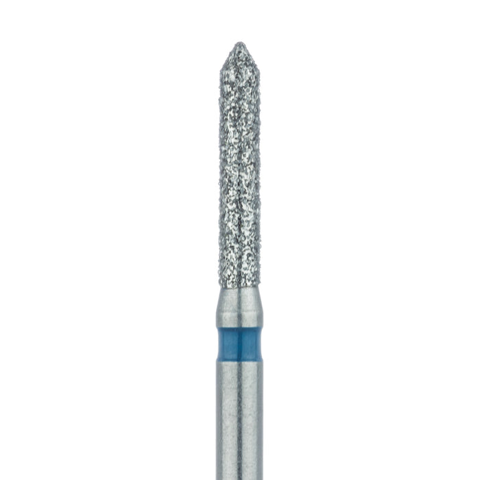 Pointed Tip Cylinder Diamond Bur, 1.4mm Ø, Medium, FG - 885-014-FG - Avtec Dental