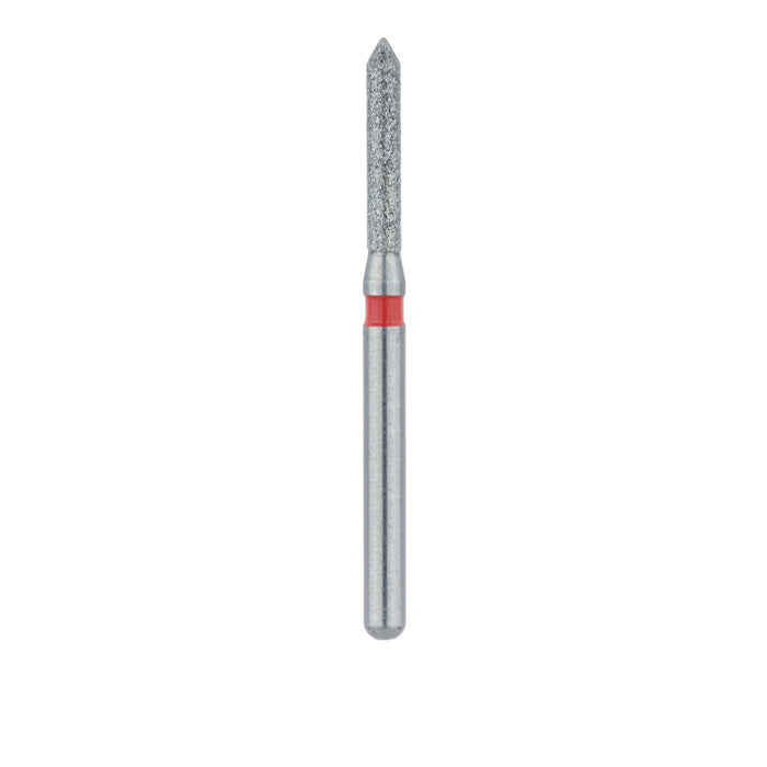 Pointed Tip Cylinder Diamond Bur, 1.4mm Ø, Fine, FG - 885F-014-FG - Avtec Dental