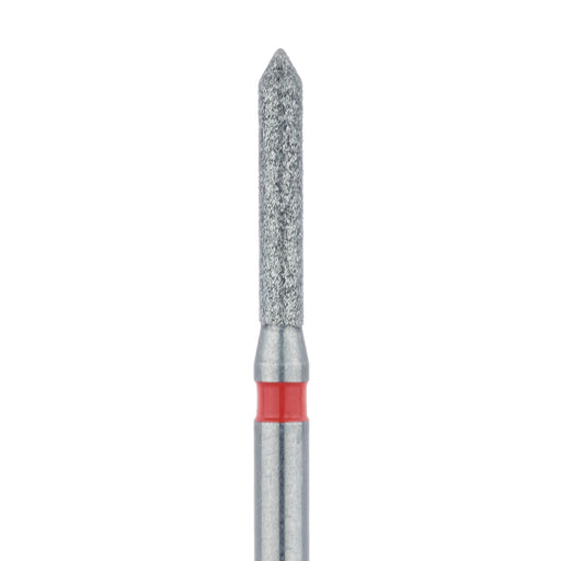 Pointed Tip Cylinder Diamond Bur, 1.4mm Ø, Fine, FG - 885F-014-FG - Avtec Dental