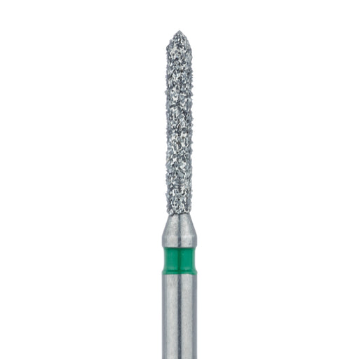 Pointed Tip Cylinder Diamond Bur, 1.2mm Ø, Coarse, FG - 885G-012-FG - Avtec Dental