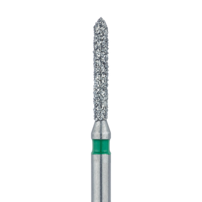 Pointed Tip Cylinder Diamond Bur, 1.2mm Ø, Coarse, FG - 885G-012-FG - Avtec Dental