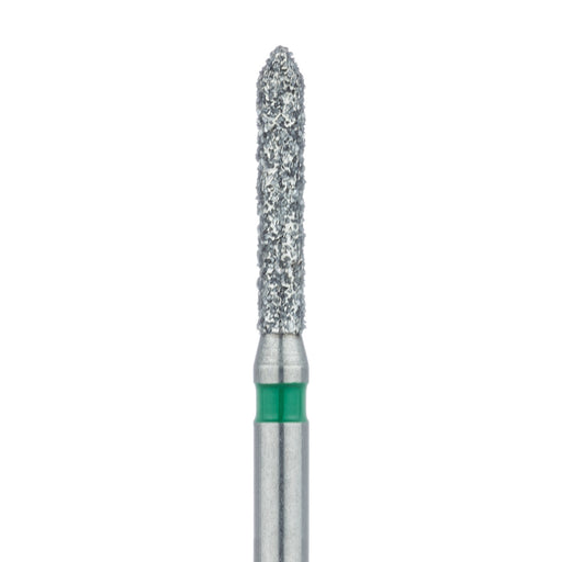 Pointed Tip Cylinder Diamond Bur, 1.4mm Ø, Coarse, FG - 885G-014-FG - Avtec Dental