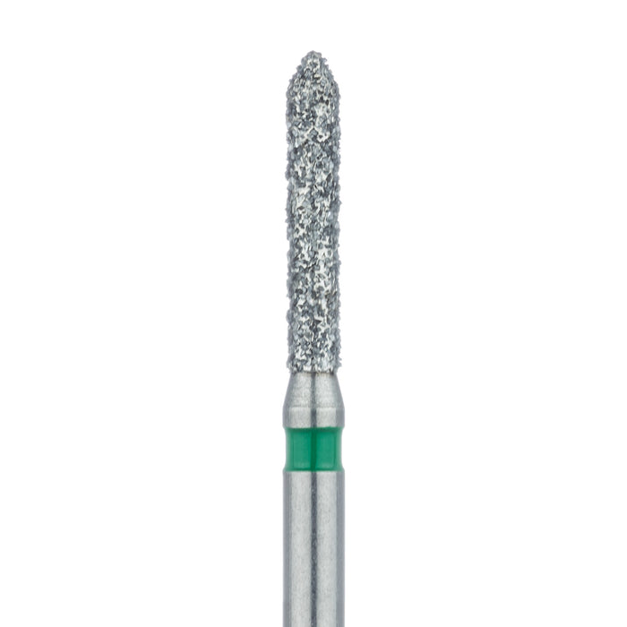 Pointed Tip Cylinder Diamond Bur, 1.4mm Ø, Coarse, FG - 885G-014-FG - Avtec Dental