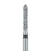 Pointed Tip Cylinder Diamond Bur, 1.4mm Ø, Super Coarse, FG - 885H-014-FG - Avtec Dental
