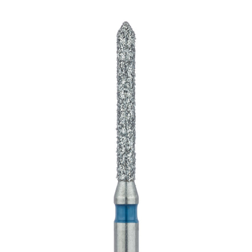 Long Pointed Tip Cylinder Diamond Bur, 1.2mm Ø, Medium, FG - 886-012-FG - Avtec Dental