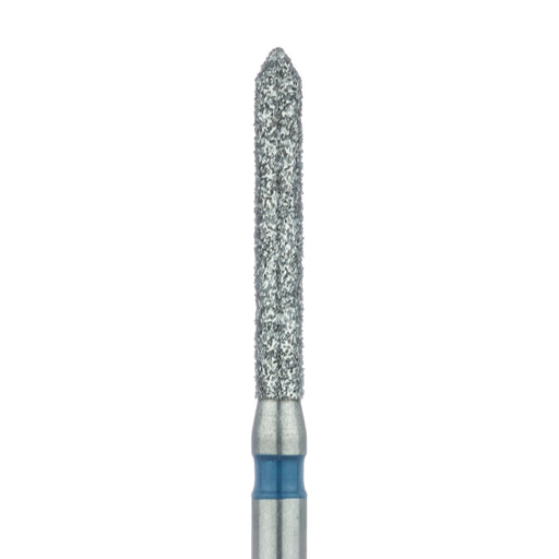 Long Pointed Tip Cylinder Diamond Bur, 1.4mm Ø, Medium, FG - 886-014-FG - Avtec Dental