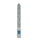 Long Pointed Tip Cylinder Diamond Bur, 1.4mm Ø, Medium, FG - 886-014-FG - Avtec Dental