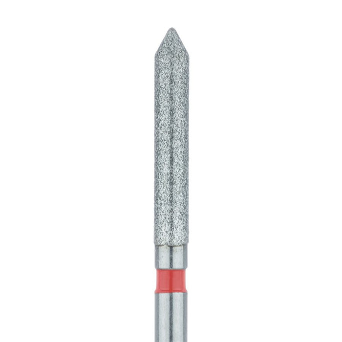 Long Pointed Tip Cylinder Diamond Bur, 1.6mm Ø, Fine, FG - 886F-016-FG - Avtec Dental