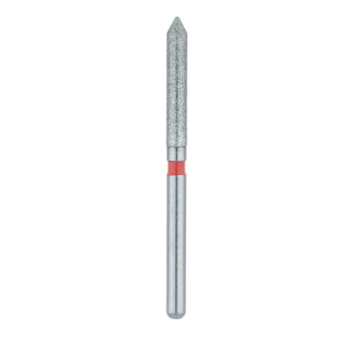 Long Pointed Tip Cylinder Diamond Bur, 1.6mm Ø, Fine, FG - 886F-016-FG - Avtec Dental