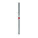 Long Pointed Tip Cylinder Diamond Bur, 1.2mm Ø, Fine, FG - 886F-012-FG - Avtec Dental