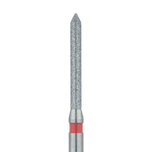 Long Pointed Tip Cylinder Diamond Bur, 1.2mm Ø, Fine, FG - 886F-012-FG - Avtec Dental
