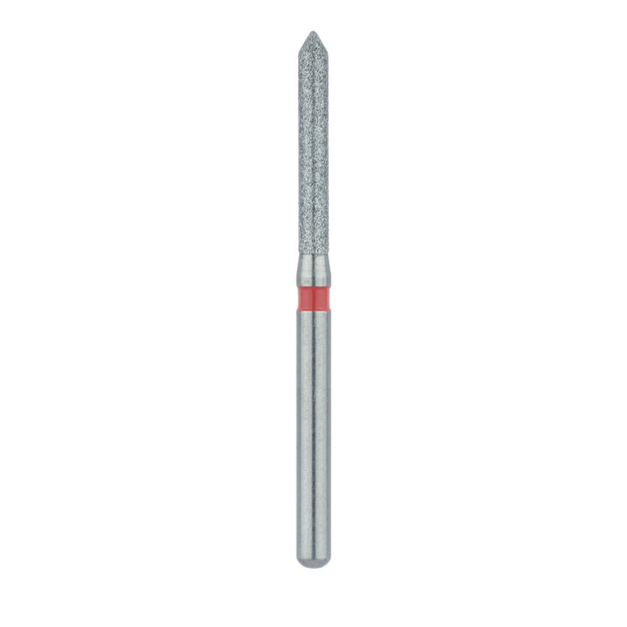 Long Pointed Tip Cylinder Diamond Bur, 1.4mm Ø, Fine, FG - 886F-014-FG - Avtec Dental