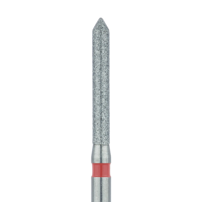Long Pointed Tip Cylinder Diamond Bur, 1.4mm Ø, Fine, FG - 886F-014-FG - Avtec Dental