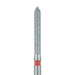 Long Pointed Tip Cylinder Diamond Bur, 1.4mm Ø, Fine, FG - 886F-014-FG - Avtec Dental