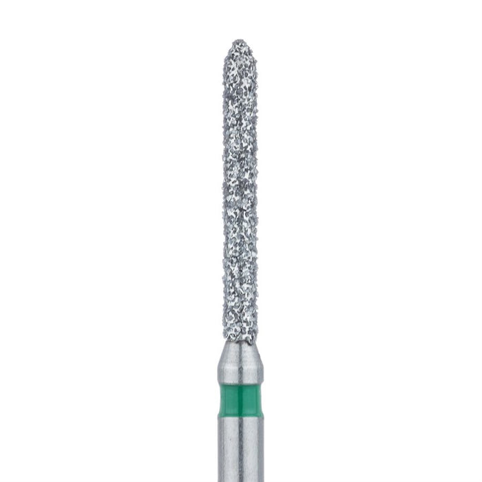 Long Pointed Tip Cylinder Diamond Bur, 1.2mm Ø, Coarse, FG - 886G-012-FG - Avtec Dental