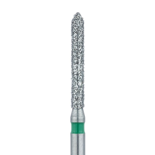 Long Pointed Tip Cylinder Diamond Bur, 1.4mm Ø, Coarse, FG - 886G-014-FG - Avtec Dental