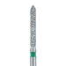 Long Pointed Tip Cylinder Diamond Bur, 1.4mm Ø, Coarse, FG - 886G-014-FG - Avtec Dental