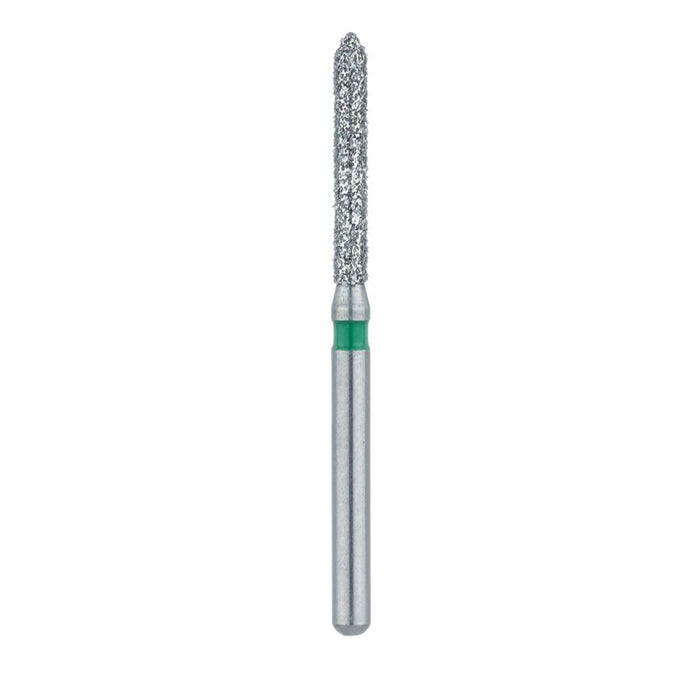 Long Pointed Tip Cylinder Diamond Bur, 1.4mm Ø, Coarse, FG - 886G-014-FG - Avtec Dental