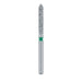 Long Pointed Tip Cylinder Diamond Bur, 1.6mm Ø, Coarse, FG - 886G-016-FG - Avtec Dental