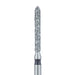 Long Pointed Tip Cylinder Diamond Bur, 1.4mm Ø, Super Coarse, FG - 886H-014-FG - Avtec Dental