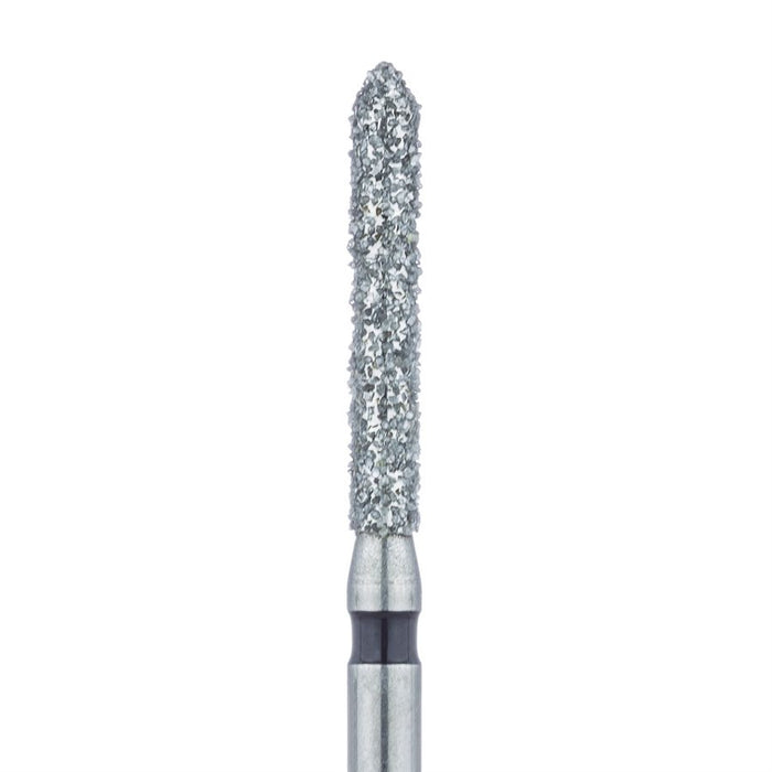 Long Pointed Tip Cylinder Diamond Bur, 1.6mm Ø, Super Coarse, FG - 886H-016-FG - Avtec Dental
